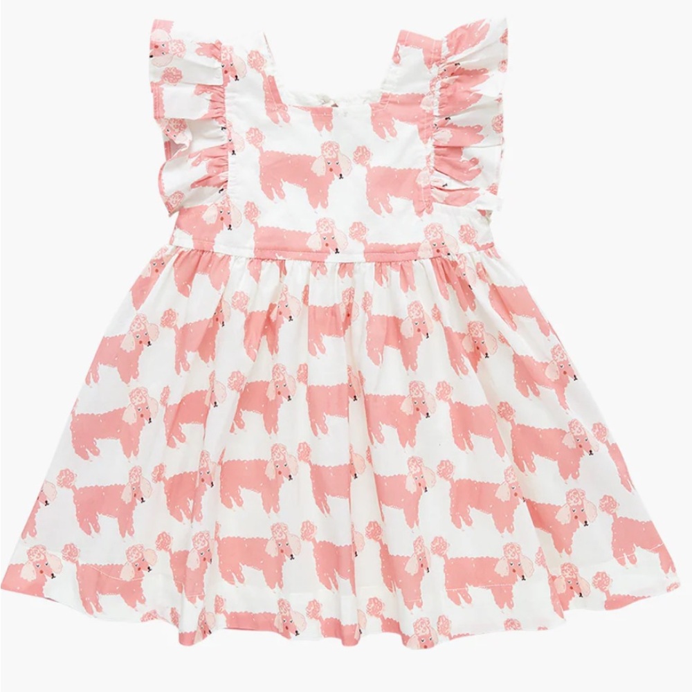 Pink Chicken Elsie Dress 6 6Y NWT Poodle Dress